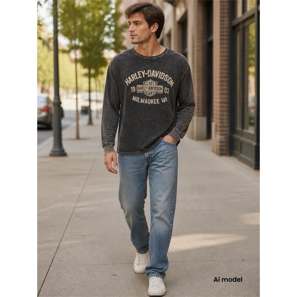 Harley Davidson Long Sleeve Thermal Men's Xl